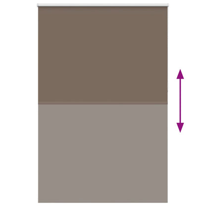 Roller Blind Blackout Coffee 160x210 cm Fabric Width 156.6 cm Polyester