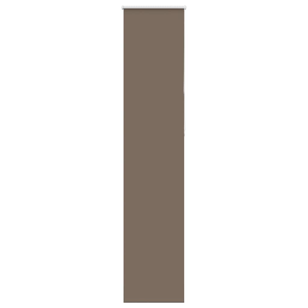 Roller Blind Blackout Coffee 55x230 cm Fabric Width 50.7 cm Polyester