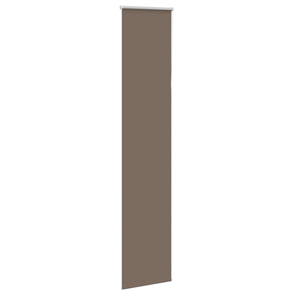 Roller Blind Blackout Coffee 55x230 cm Fabric Width 50.7 cm Polyester