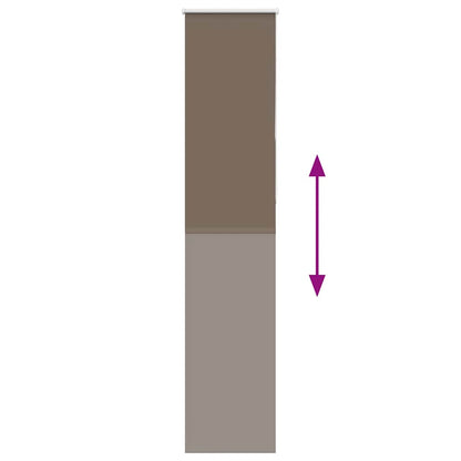 Roller Blind Blackout Coffee 55x230 cm Fabric Width 50.7 cm Polyester