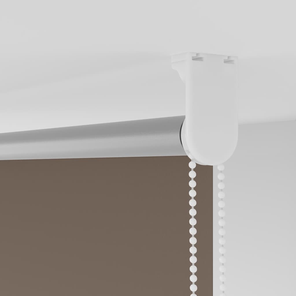 Roller Blind Blackout Coffee 125x230 cm Fabric Width 121.6 cm