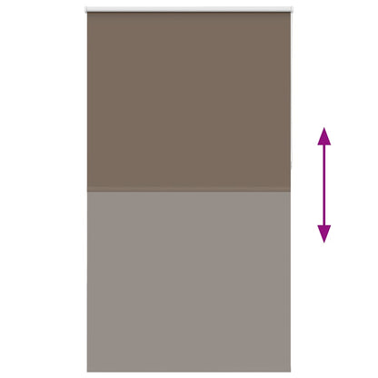Roller Blind Blackout Coffee 140x230 cm Fabric Width 136.6 cm Polyester