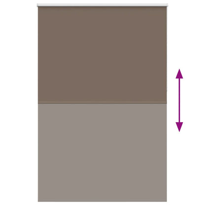 Roller Blind Blackout Coffee 150x230 cm Fabric Width 146.6 cm Polyester
