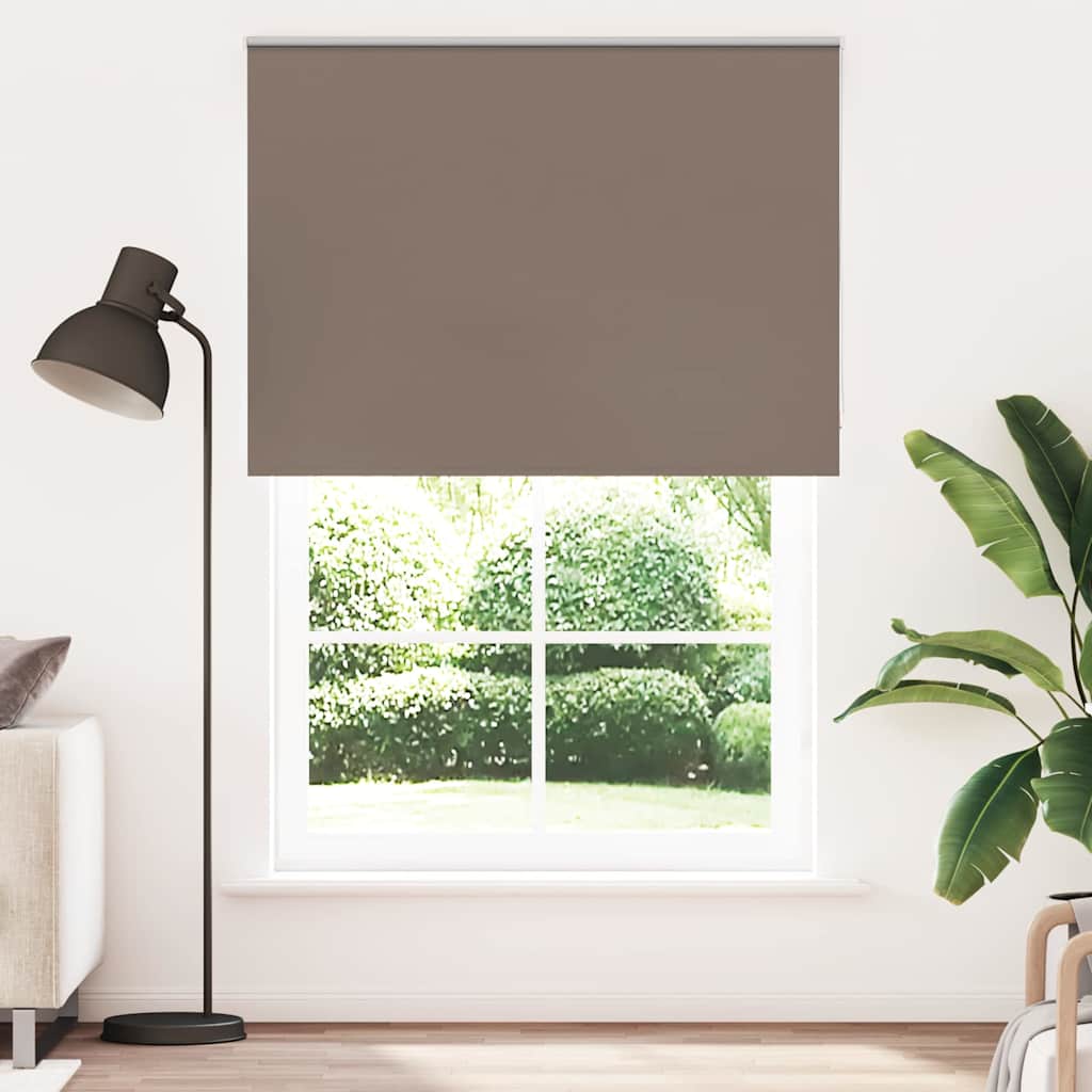 Roller Blind Blackout Coffee 155x230 cm Fabric Width 151.6 cm Polyester