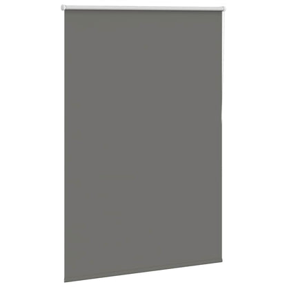 Roller Blind Blackout Grey 90x130 cm Fabric Width 85.7 cm Polyester