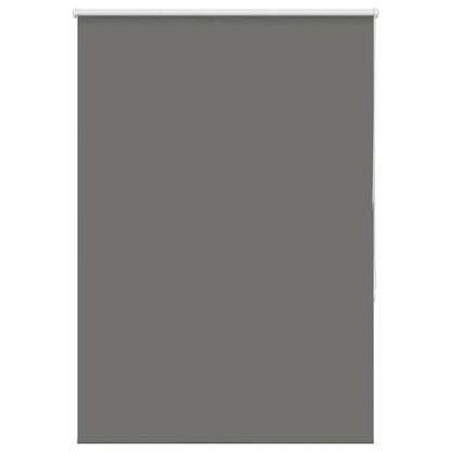Roller Blind Blackout Grey 100x130 cm Fabric Width 95.7 cm Polyester
