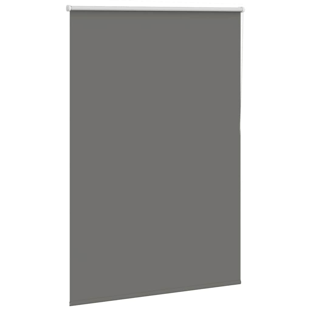 Roller Blind Blackout Grey 115x130 cm Fabric Width 110.7 cm Polyester
