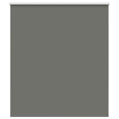 Roller Blind Blackout Grey 125x130 cm Fabric Width 121.6 cm Polyester