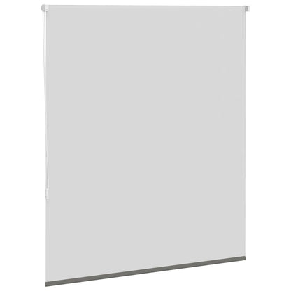 Roller Blind Blackout Grey 125x130 cm Fabric Width 121.6 cm Polyester