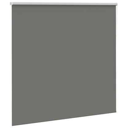 Roller Blind Blackout Grey 150x130 cm Fabric Width 146.6 cm Polyester