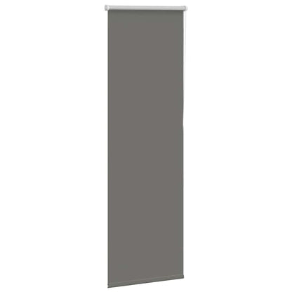 Roller Blind Blackout Grey 40x150 cm Fabric Width 35.7 cm Polyester