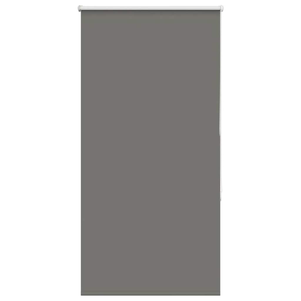 Roller Blind Blackout Grey 75x150 cm Fabric Width 70.7 cm Polyester
