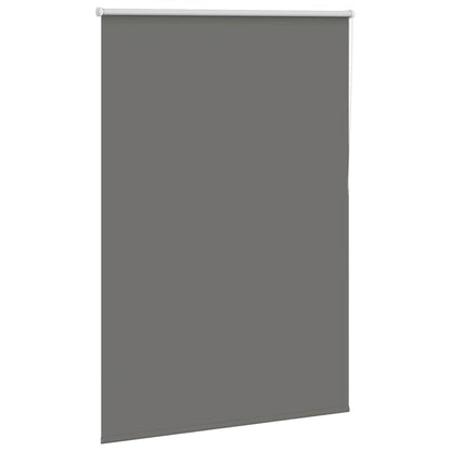 Roller Blind Blackout Grey 110x150 cm Fabric Width 105.7 cm Polyester