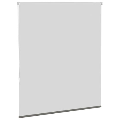 Roller Blind Blackout Grey 125x150 cm Fabric Width 121.6 cm Polyester
