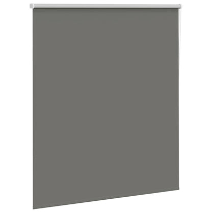Roller Blind Blackout Grey 130x150 cm Fabric Width 126.6 cm Polyester