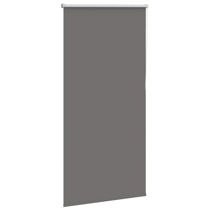 Roller Blind Blackout Grey 75x175 cm Fabric Width 70.7 cm Polyester