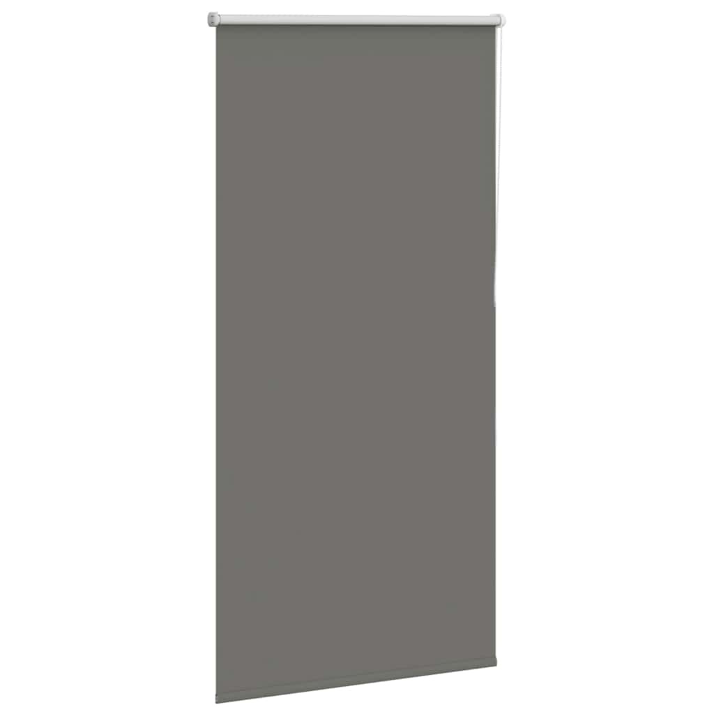 Roller Blind Blackout Grey 80x175 cm Fabric Width 75.7 cm Polyester
