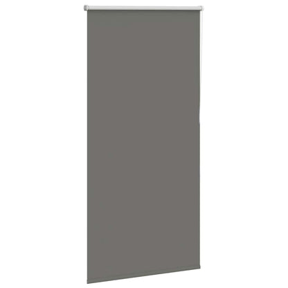 Roller Blind Blackout Grey 80x175 cm Fabric Width 75.7 cm Polyester
