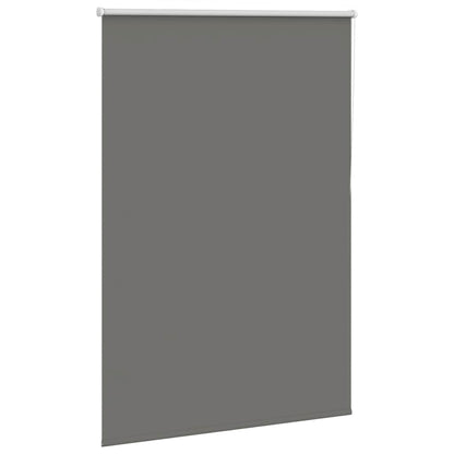 Roller Blind Blackout Grey 90x175 cm Fabric Width 85.7 cm Polyester