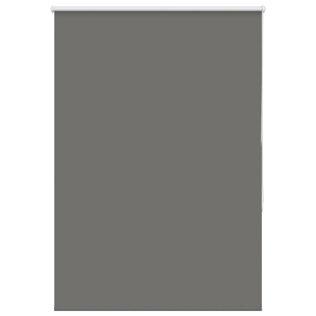 Roller Blind Blackout Grey 105x175 cm Fabric Width 100.7 cm Polyester