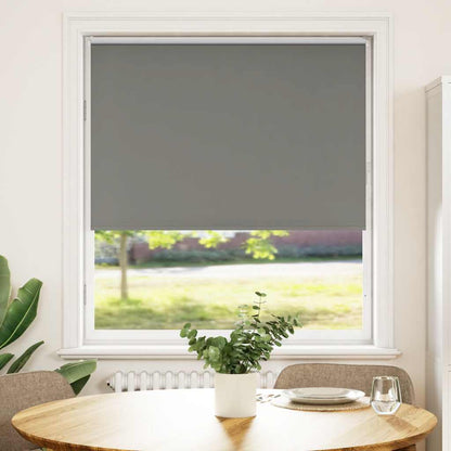 Roller Blind Blackout Grey 105x175 cm Fabric Width 100.7 cm Polyester