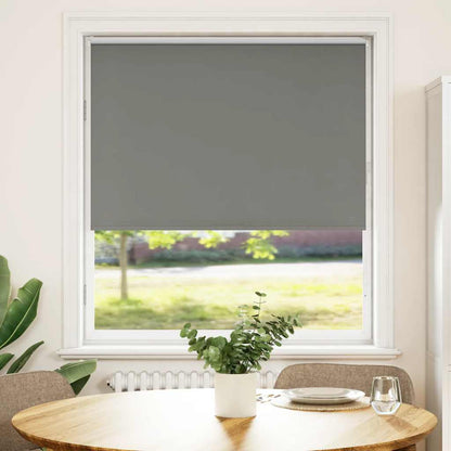 Roller Blind Blackout Grey 115x175 cm Fabric Width 110.7 cm Polyester