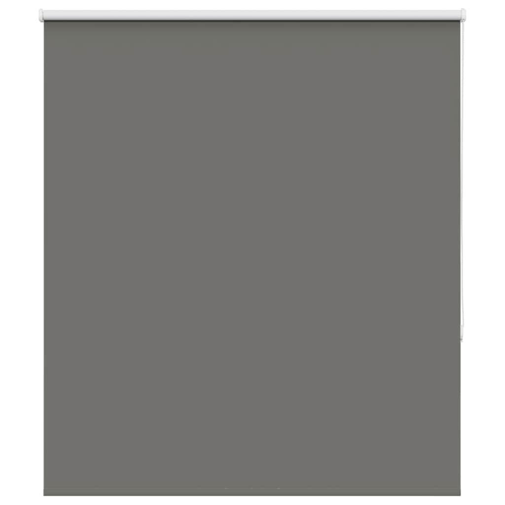 Roller Blind Blackout Grey 120x175 cm Fabric Width 116.6 cm Polyester