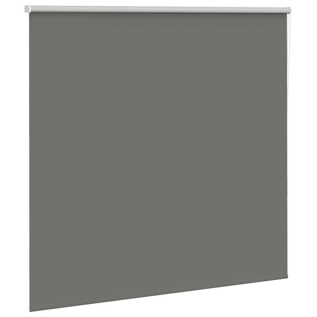 Roller Blind Blackout Grey 165x175 cm Fabric Width 161.6 cm Polyester