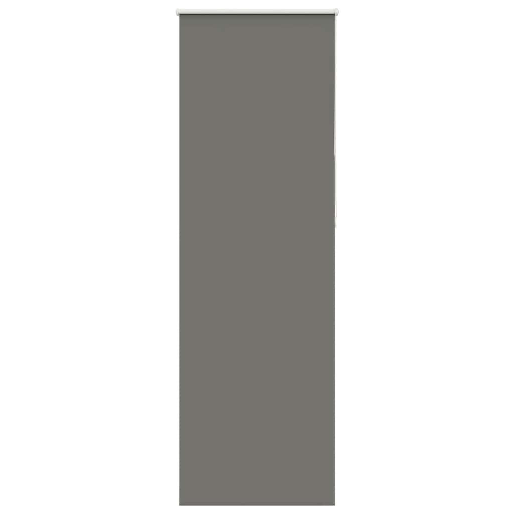 Roller Blind Blackout Grey 85x210 cm Fabric Width 80.7 cm Polyester
