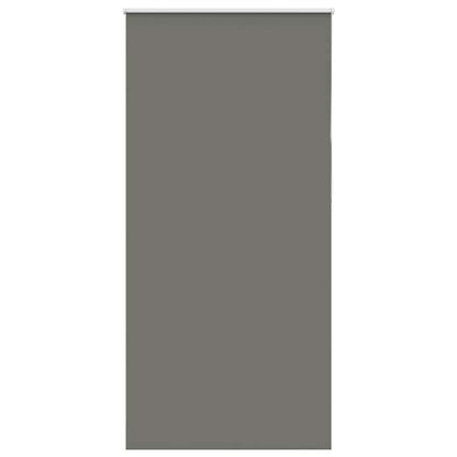 Roller Blind Blackout Grey 90x210 cm Fabric Width 85.7 cm Polyester