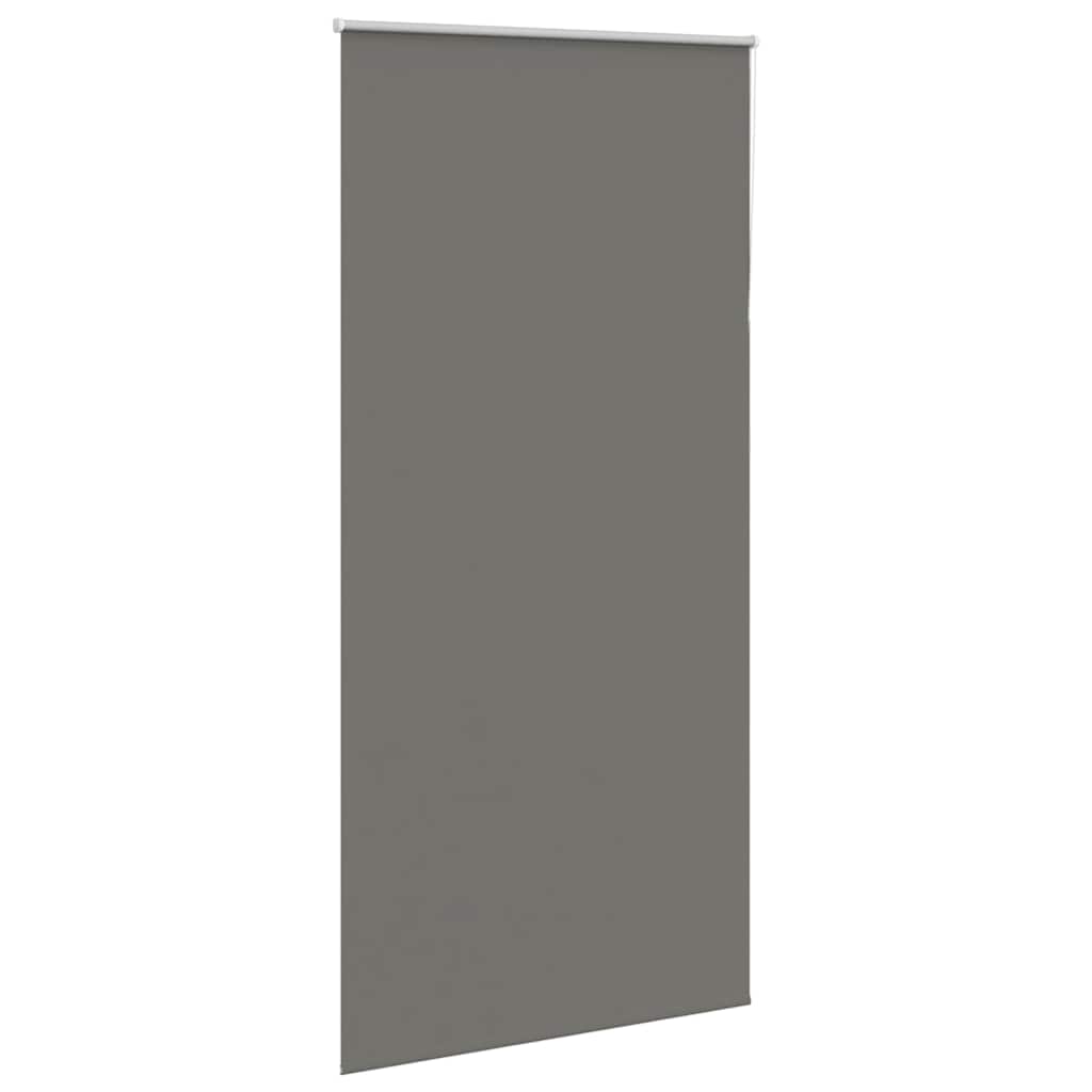 Roller Blind Blackout Grey 90x210 cm Fabric Width 85.7 cm Polyester