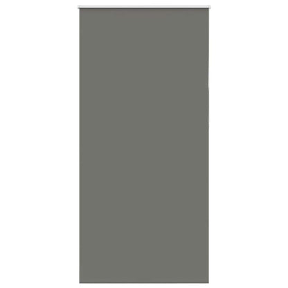 Roller Blind Blackout Grey 100x210 cm Fabric Width 95.7 cm Polyester