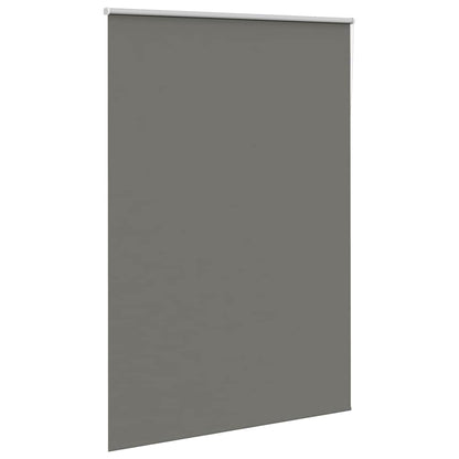 Roller Blind Blackout Grey 150x210 cm Fabric Width 146.6 cm Polyester