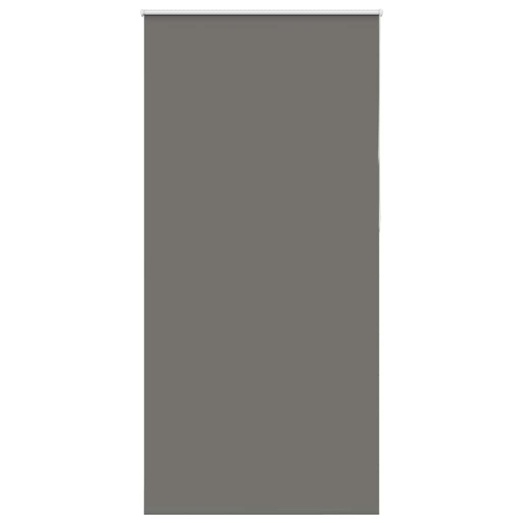 Roller Blind Blackout Grey 100x230 cm Fabric Width 95.7 cm Polyester
