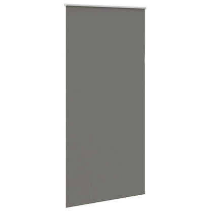 Roller Blind Blackout Grey 110x230 cm Fabric Width 105.7 cm Polyester