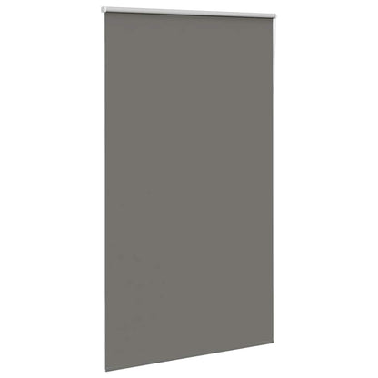 Roller Blind Blackout Grey 125x230 cm Fabric Width 121.6 cm Polyester