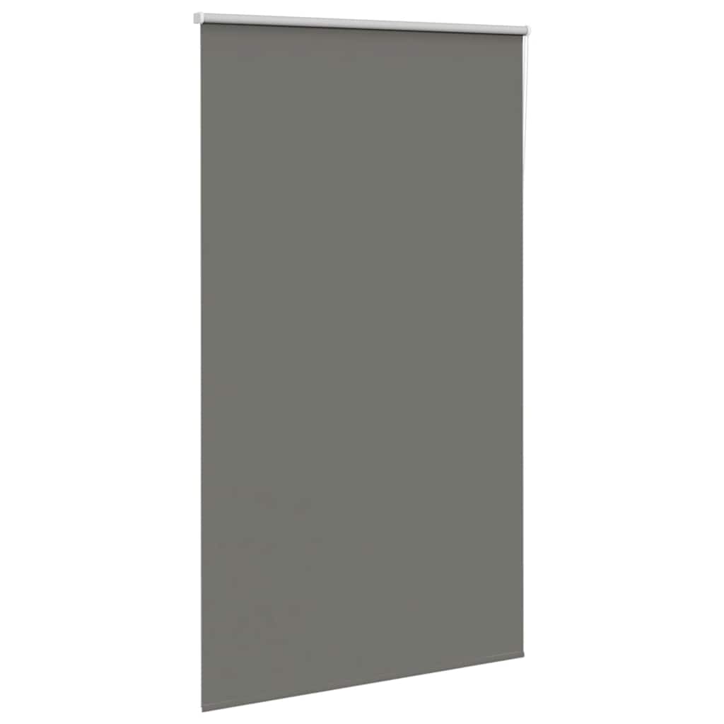 Roller Blind Blackout Grey 130x230 cm Fabric Width 126.6 cm Polyester