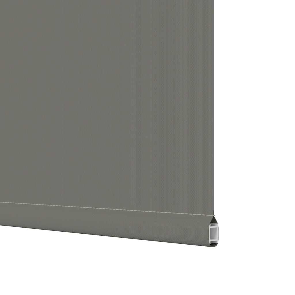 Roller Blind Blackout Grey 130x230 cm Fabric Width 126.6 cm