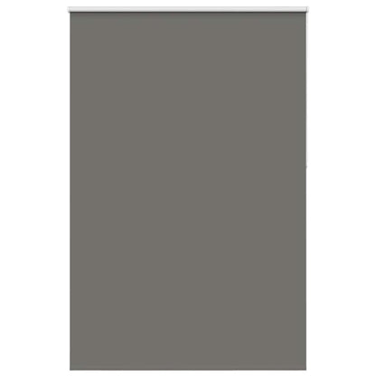 Roller Blind Blackout Grey 150x230 cm Fabric Width 146.6 cm Polyester