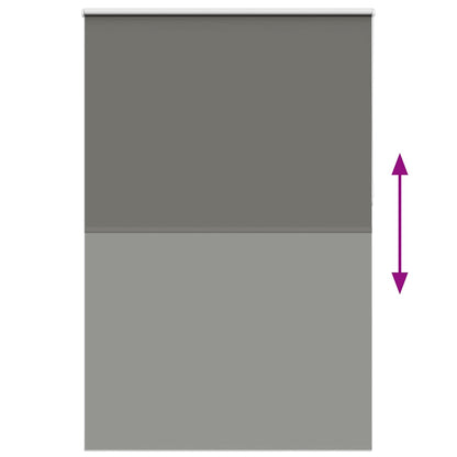 Roller Blind Blackout Grey 160x230 cm Fabric Width 156.6 cm Polyester