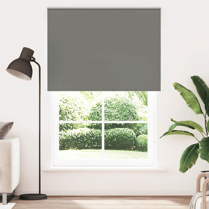 Roller Blind Blackout Grey 165x230 cm Fabric Width 161.6 cm Polyester