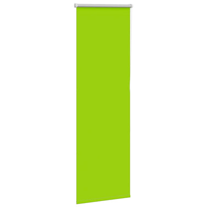 Roller Blind Blackout Leaves Green 40x130 cm Fabric Width 35.7 cm Polyester