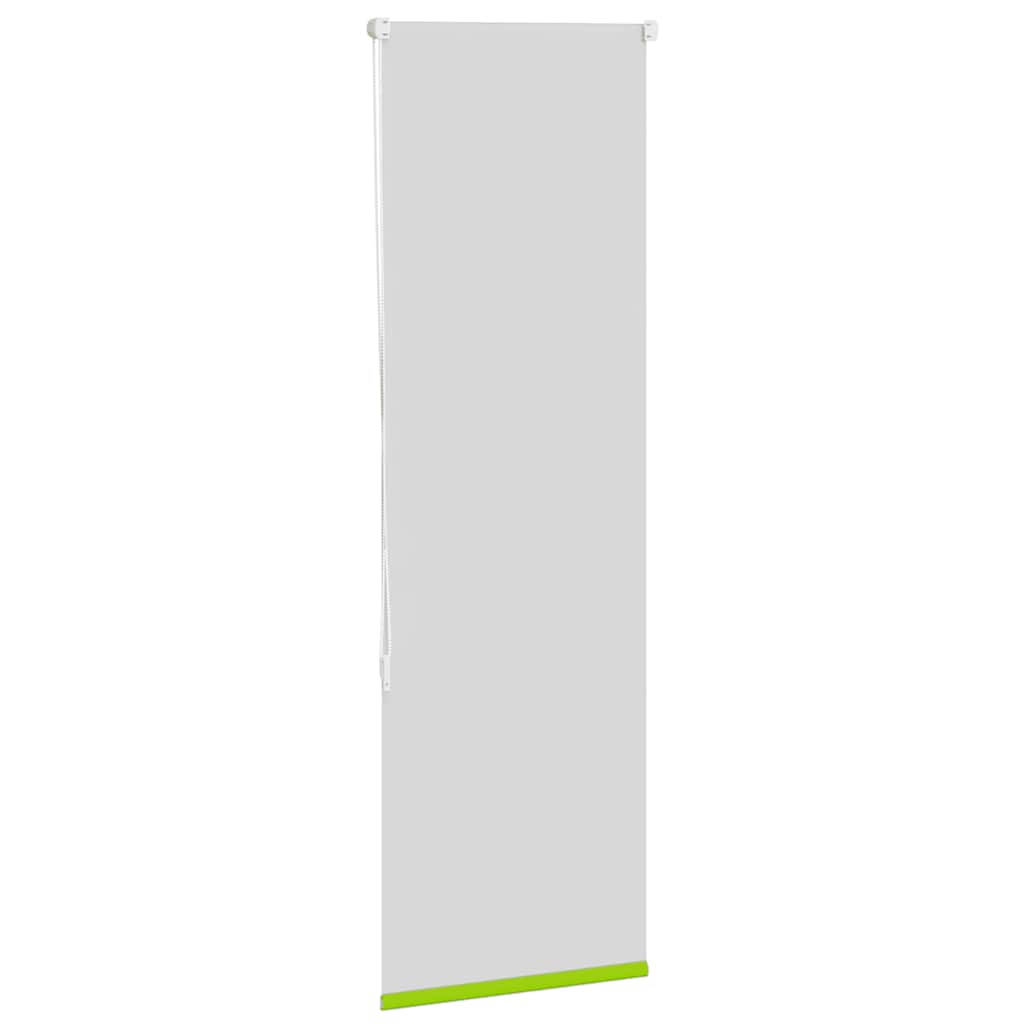 Roller Blind Blackout Leaves Green 40x130 cm Fabric Width 35.7 cm Polyester
