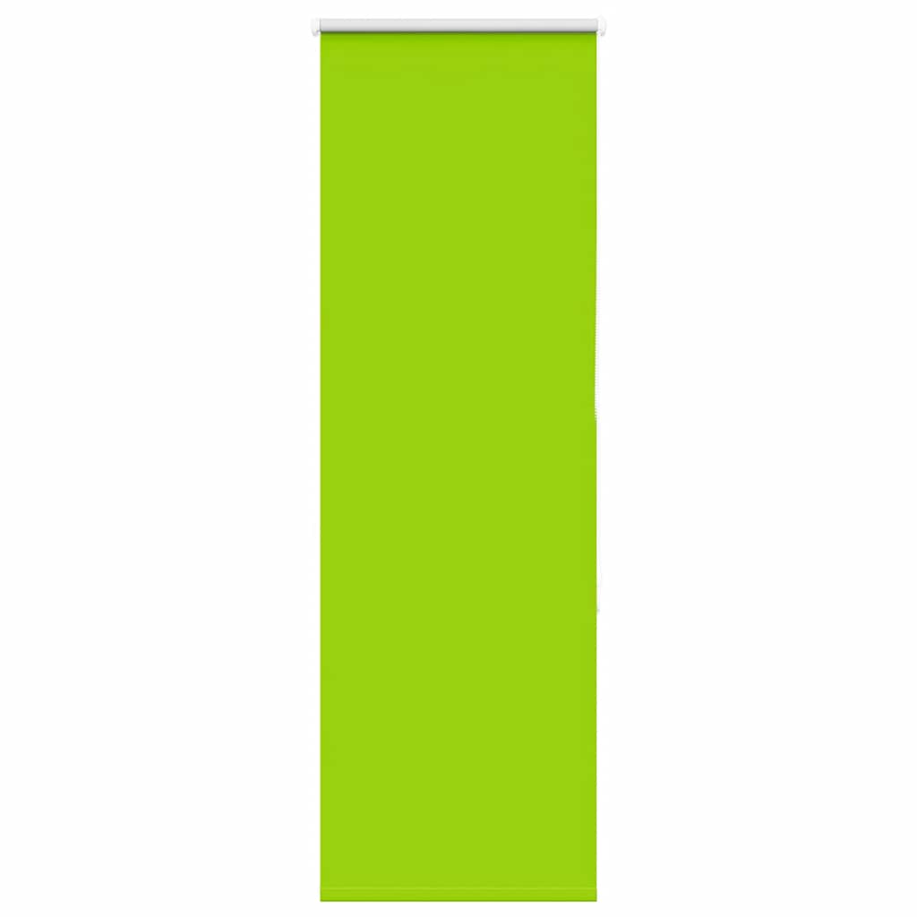 Roller Blind Blackout Leaves Green 50x130 cm Fabric Width 45.7 cm Polyester