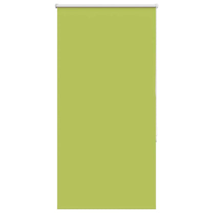 Roller Blind Blackout Leaves Green 70x130 cm Fabric Width 65.7 cm Polyester