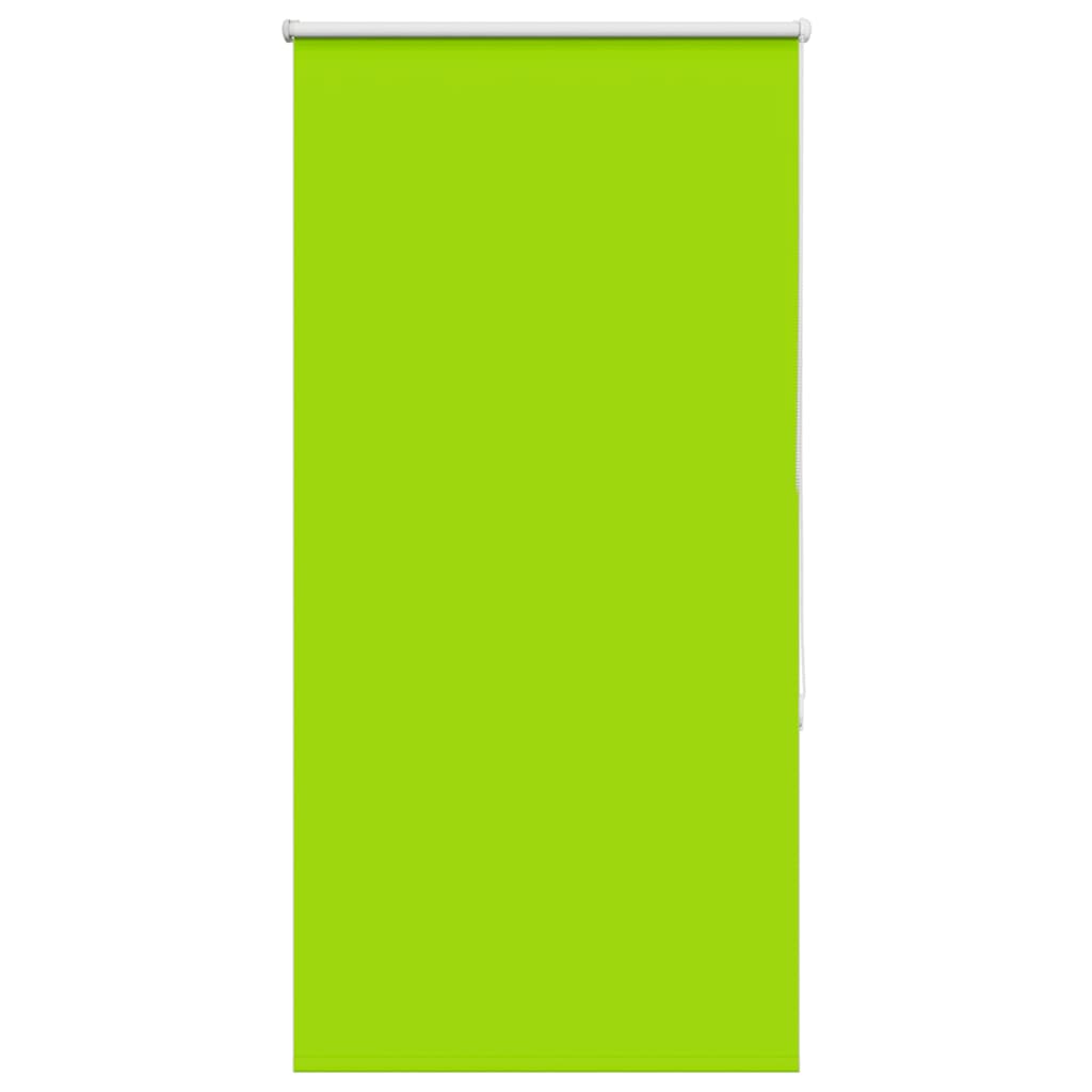 Roller Blind Blackout Leaves Green 75x130 cm Fabric Width 70.7 cm Polyester