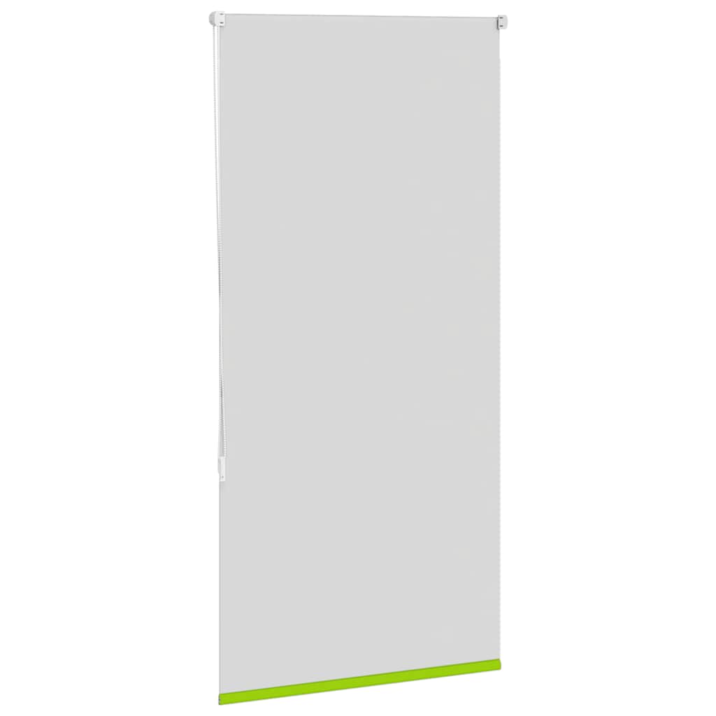 Roller Blind Blackout Leaves Green 75x130 cm Fabric Width 70.7 cm Polyester