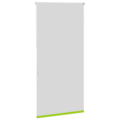 Roller Blind Blackout Leaves Green 75x130 cm Fabric Width 70.7 cm Polyester
