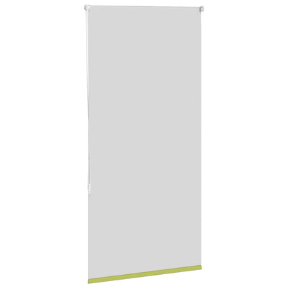 Roller Blind Blackout Leaves Green 75x130 cm Fabric Width 70.7 cm Polyester