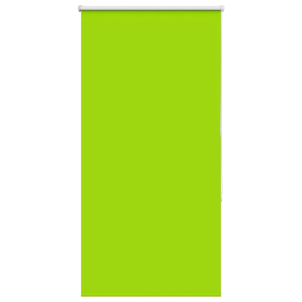 Roller Blind Blackout Leaves Green 80x130 cm Fabric Width 75.7 cm Polyester